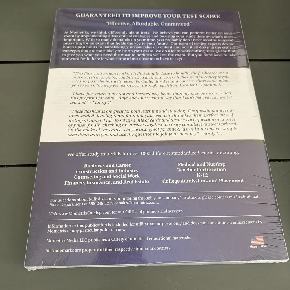 New Sealed Flashcard Study System for the NASM Personal Trainer Exam